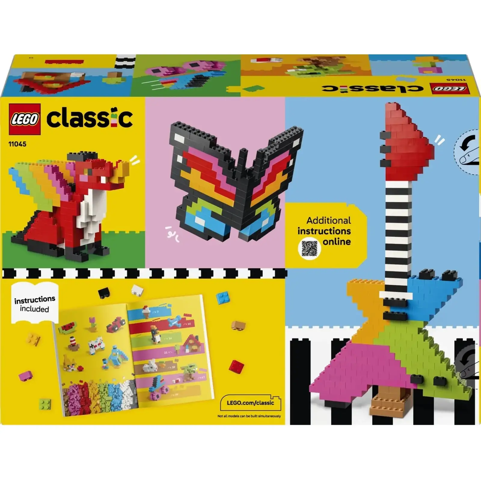 Конструктор LEGO Classic Креативные красочные кубики (11045)