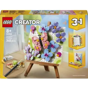 Конструктор LEGO Creator Декоративная живопись «Цветочное искусство» (31390)