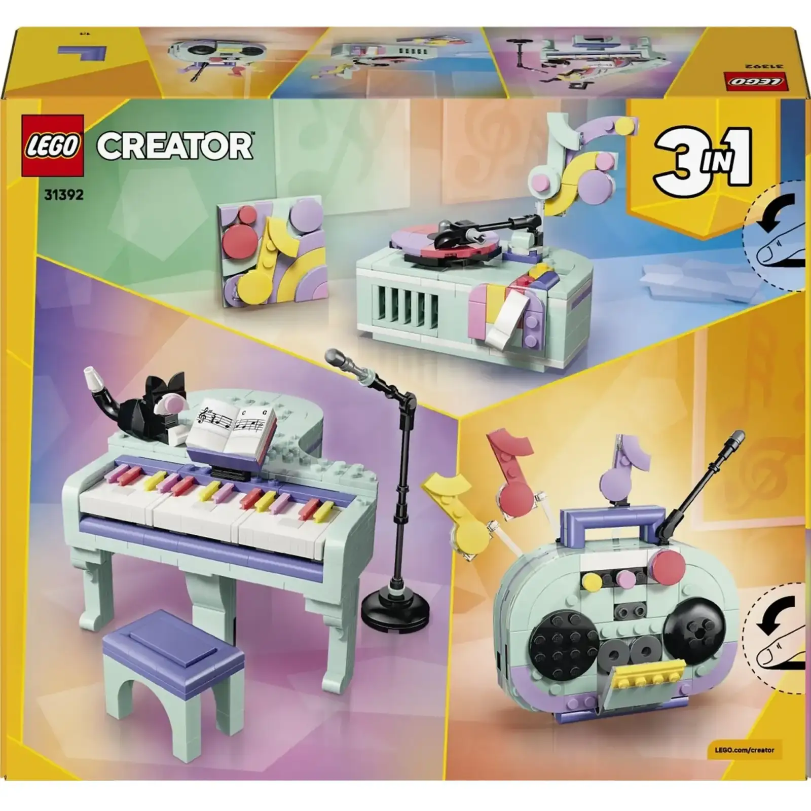 Конструктор LEGO Creator Фортепиано с котом (31392)