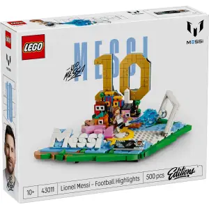 Конструктор LEGO Editions Football Лионель Месси – лучшие моменты футбольных матчей (43011)