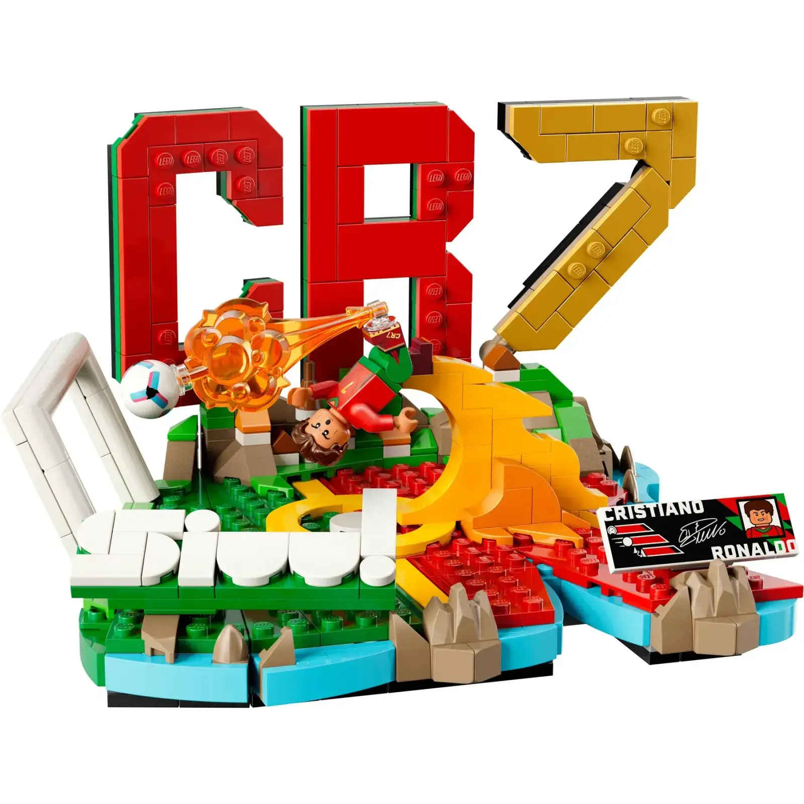 Конструктор LEGO Editions Football Криштиану Роналду – лучшие моменты футбольных матчей (43012)