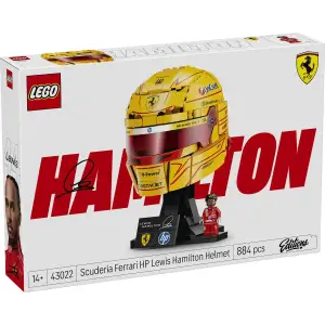 Конструктор LEGO Editions Formula 1 Шлем Льюиса Гамильтона из команды Scuderia Ferrari HP (43022)