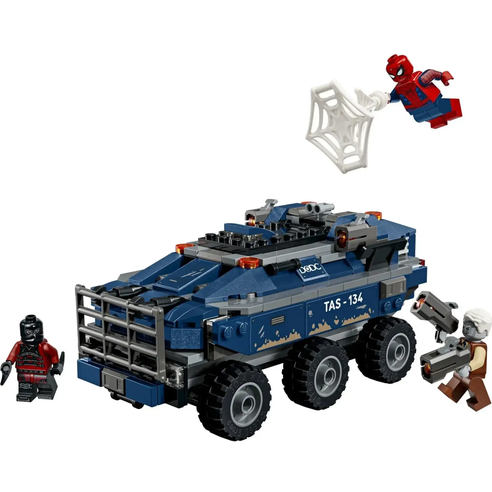 Конструктор LEGO Marvel Преследование Человеком-Пауком машины для перевозки преступников (76349)