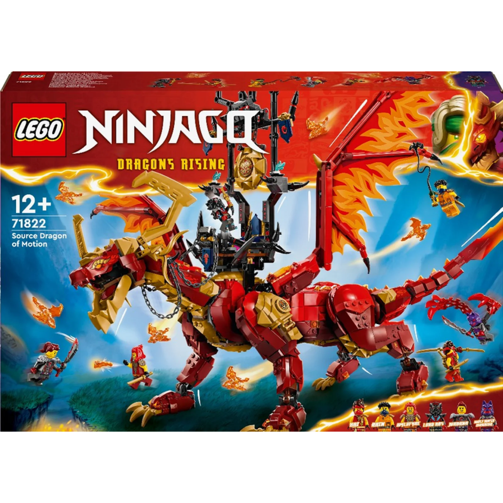 Конструктор LEGO NINJAGO Джерело Дракон руху (71822)