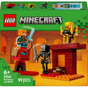 Конструктор LEGO Minecraft Битва з лавою у Незері (21266)