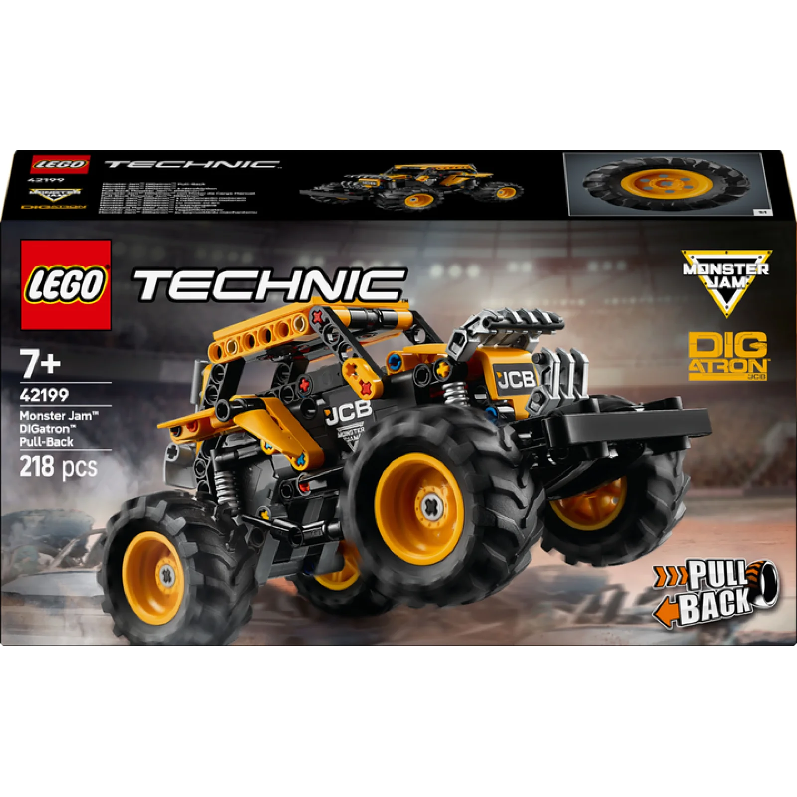 Конструктор LEGO Technic Monster Jam™ DIGatron з інерційним двигуном (42199)