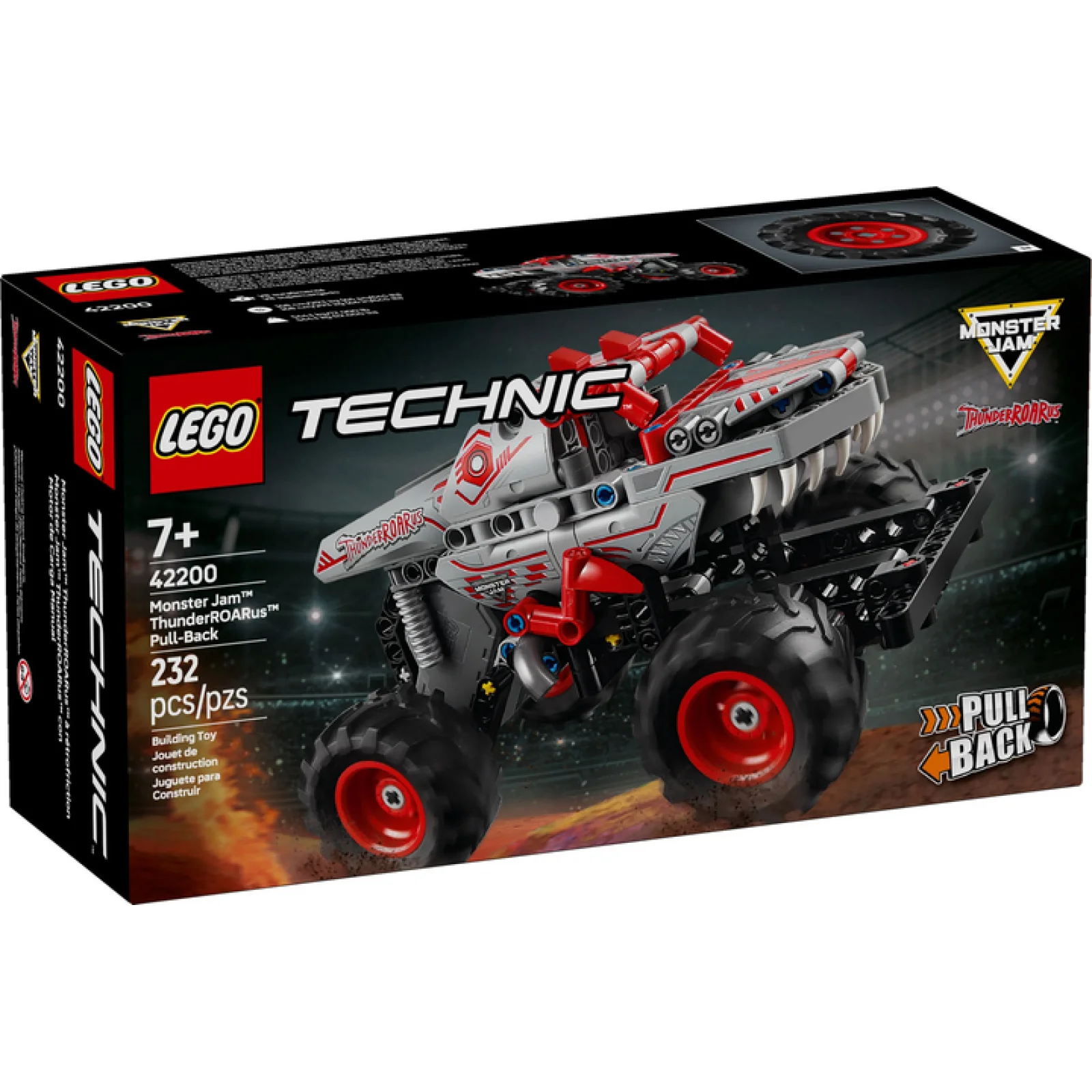 Конструктор LEGO Technic Monster Jam ThunderROARus з інерційним двигуном (42200)