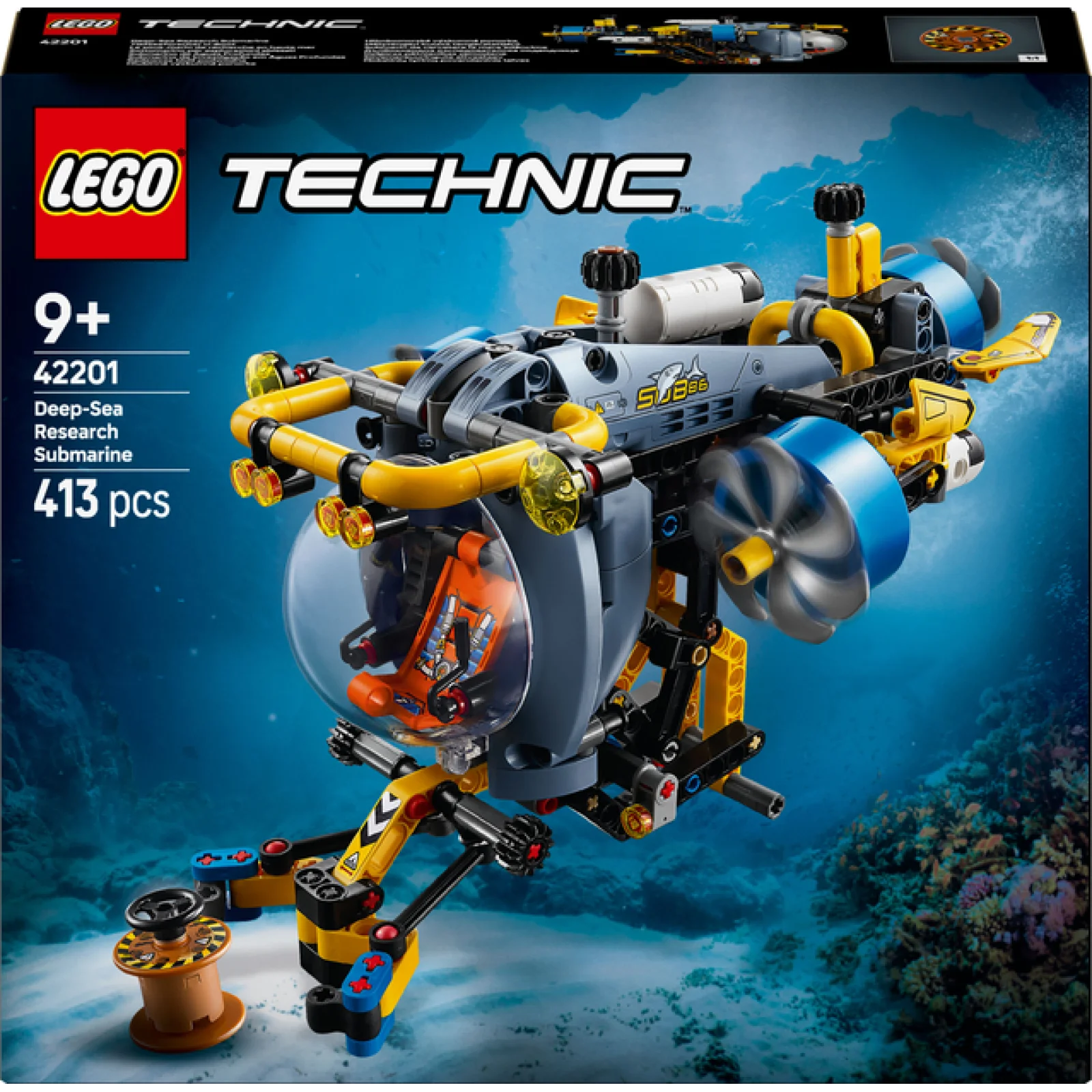 Конструктор LEGO Technic Глибоководний дослідницький підводний човен (42201)