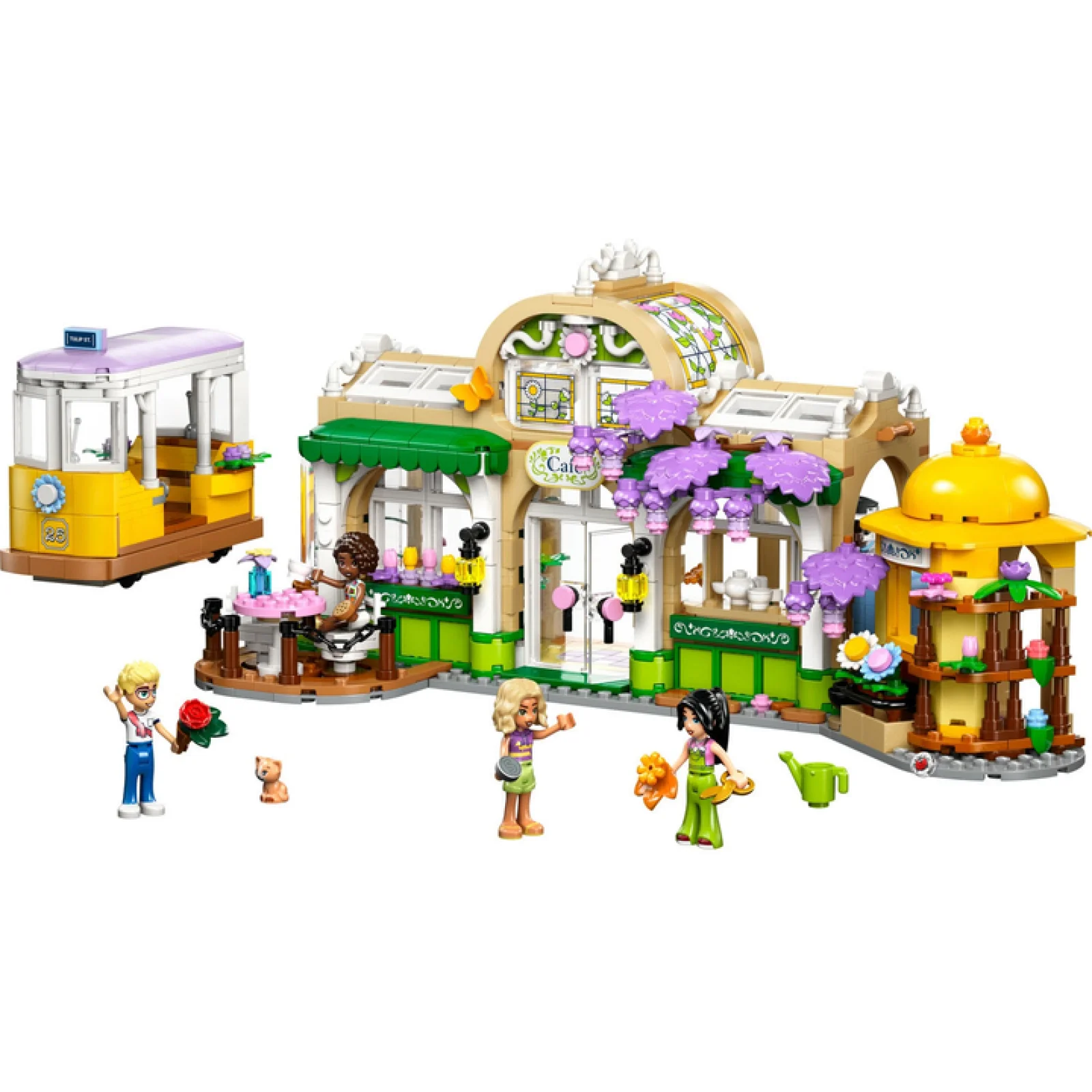 Конструктор LEGO Friends Кав'ярня з рослинами і квіткова крамниця (42671)