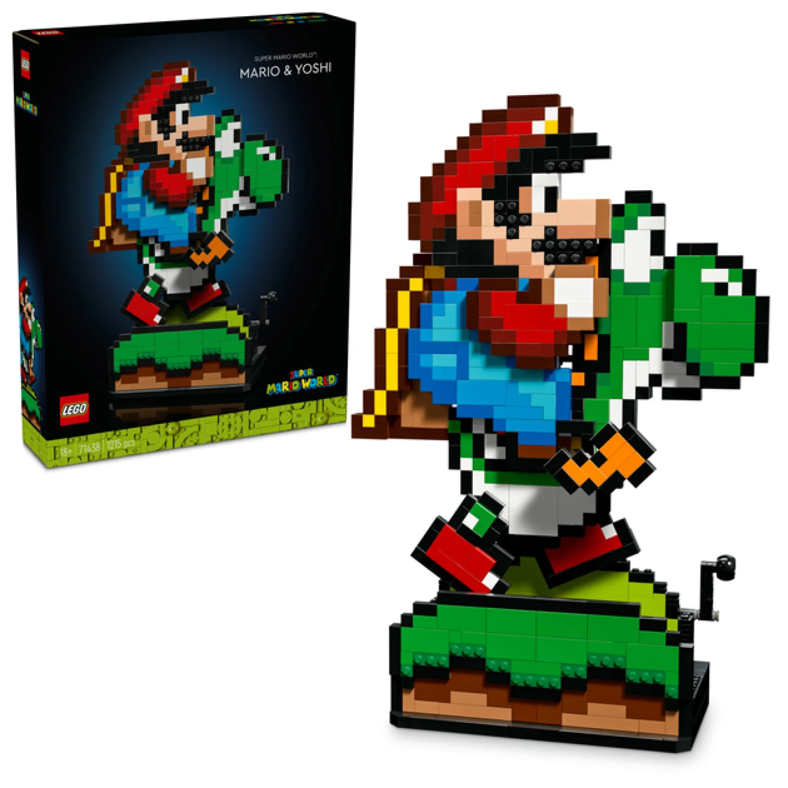 Конструктор LEGO Super Mario World: Маріо і Йоші (71438)