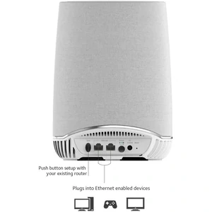 Бездротовий маршрутизатор Netgear Orbi Voice Smart Speaker & WiFi Satellite (RBS40V-100EUS)