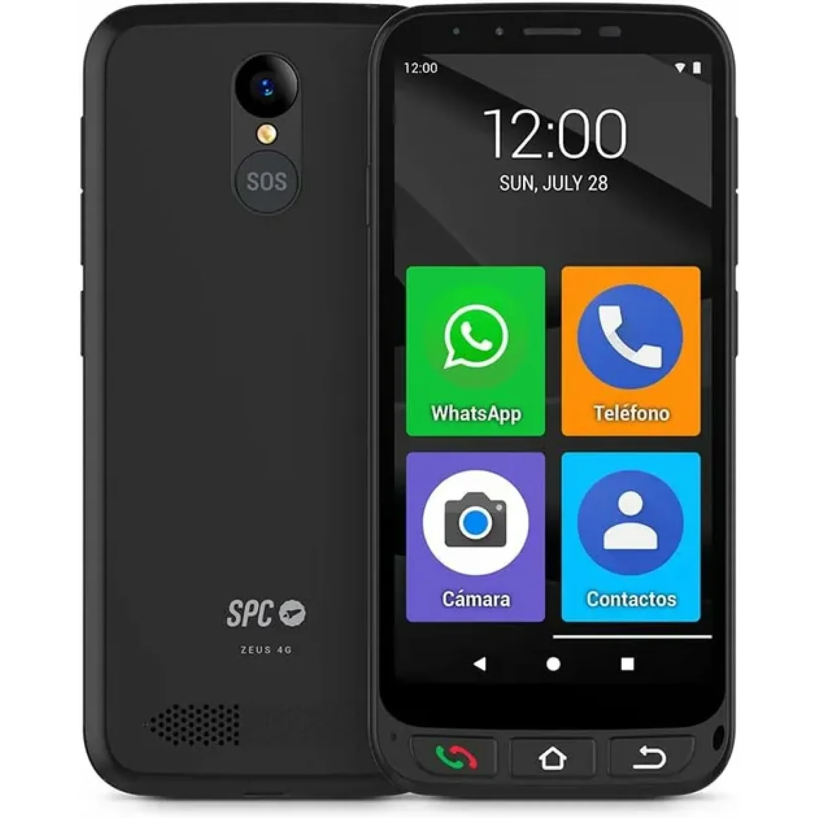 Смартфон SPC Zeus 4G 3/32GB Black (2351116N)