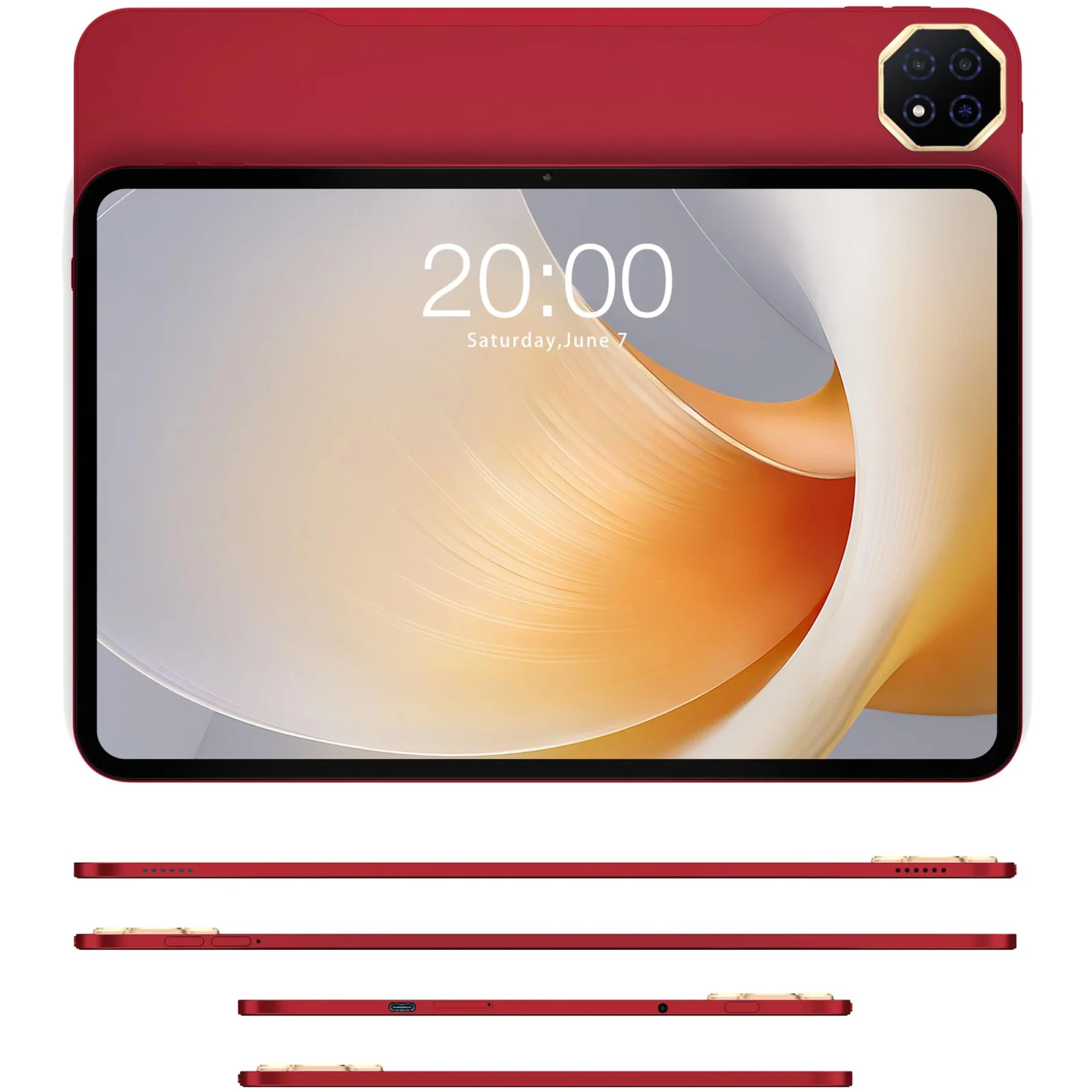 Планшет Teclast T65 Plus 8/256GB 4G Dual Sim Red (A3D4+с/TL-112936) с чехлом UA