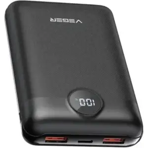Зовнішній акумулятор VEGER V2053 20000mAh 22.5W Black EU