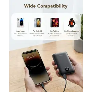 Внешний аккумулятор VEGER V2053 20000mAh 22.5W Black EU