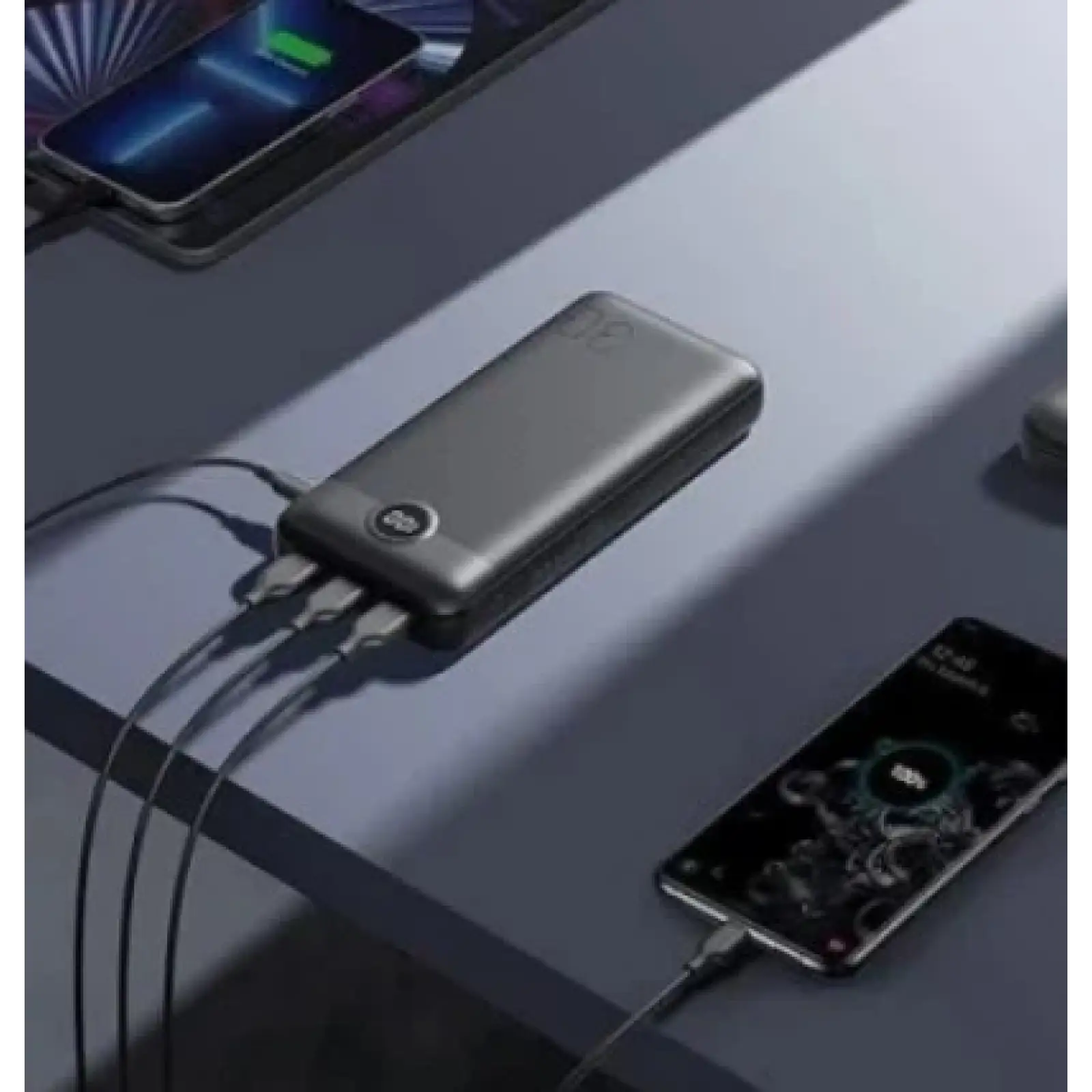 Зовнішній акумулятор VEGER V3008 30000mAh 20W Black EU