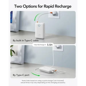 Зовнішній акумулятор VIYISI G2068 20000mAh 30W White (X0020VJ17D) EU