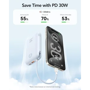 Внешний аккумулятор VIYISI G2068 20000mAh 30W Blue (X0020VPKNH) EU