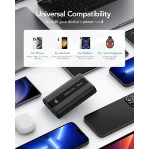 Зовнішній акумулятор VRURC T2055 20000mAh 22,5W Black (D9A-SL-2055BLACK-DE) EU