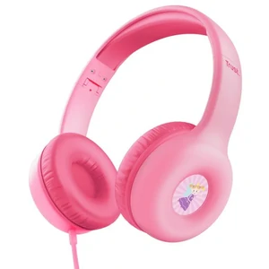 Навушники Trust Nouna Headphones mini-jack, Mic, Рожевий, 25277_TRUST UA