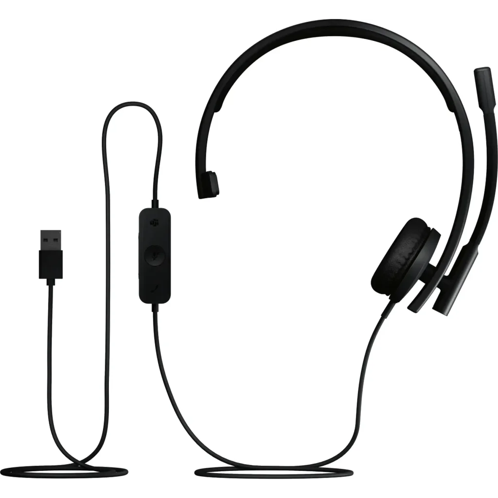 Гарнітура Logitech H570e Corded for Business Mono Teams Black USB-A (981-001426) UA