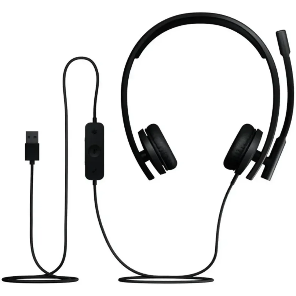 Гарнітура Logitech H570e Corded for Business Stereo Teams USB-А Black (981-001430) UA
