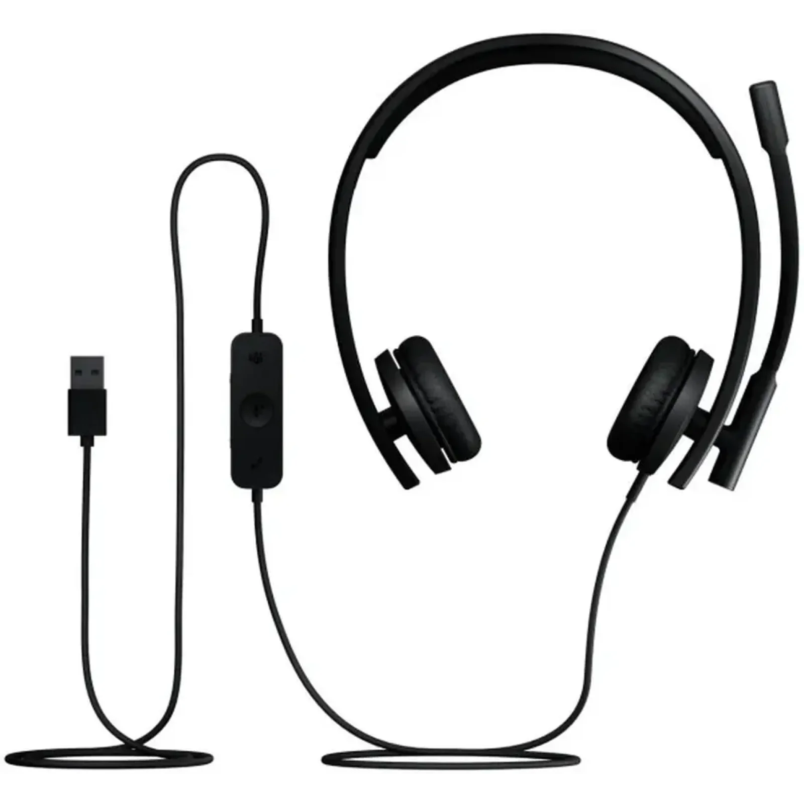 Гарнитура Logitech H570e Corded for Business Stereo Teams USB-А Black (981-001430) UA