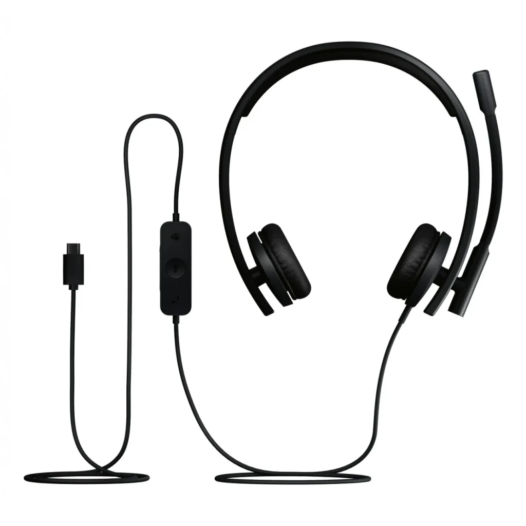 Гарнітура Logitech H570e Corded for Business Stereo Teams USB-C Black (981-001431) UA