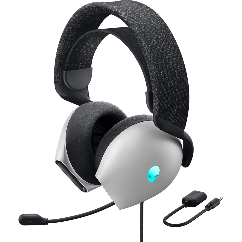Навушники Dell Alienware AW520H Lunar Light (545-BBFJ)