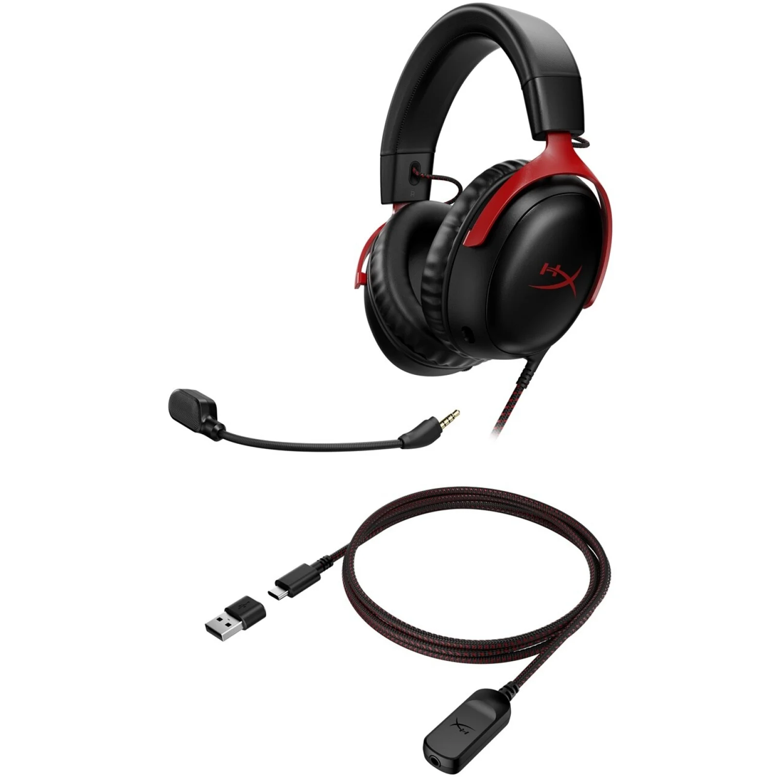 Навушники HyperX Cloud III Black/Red (727A9AA)