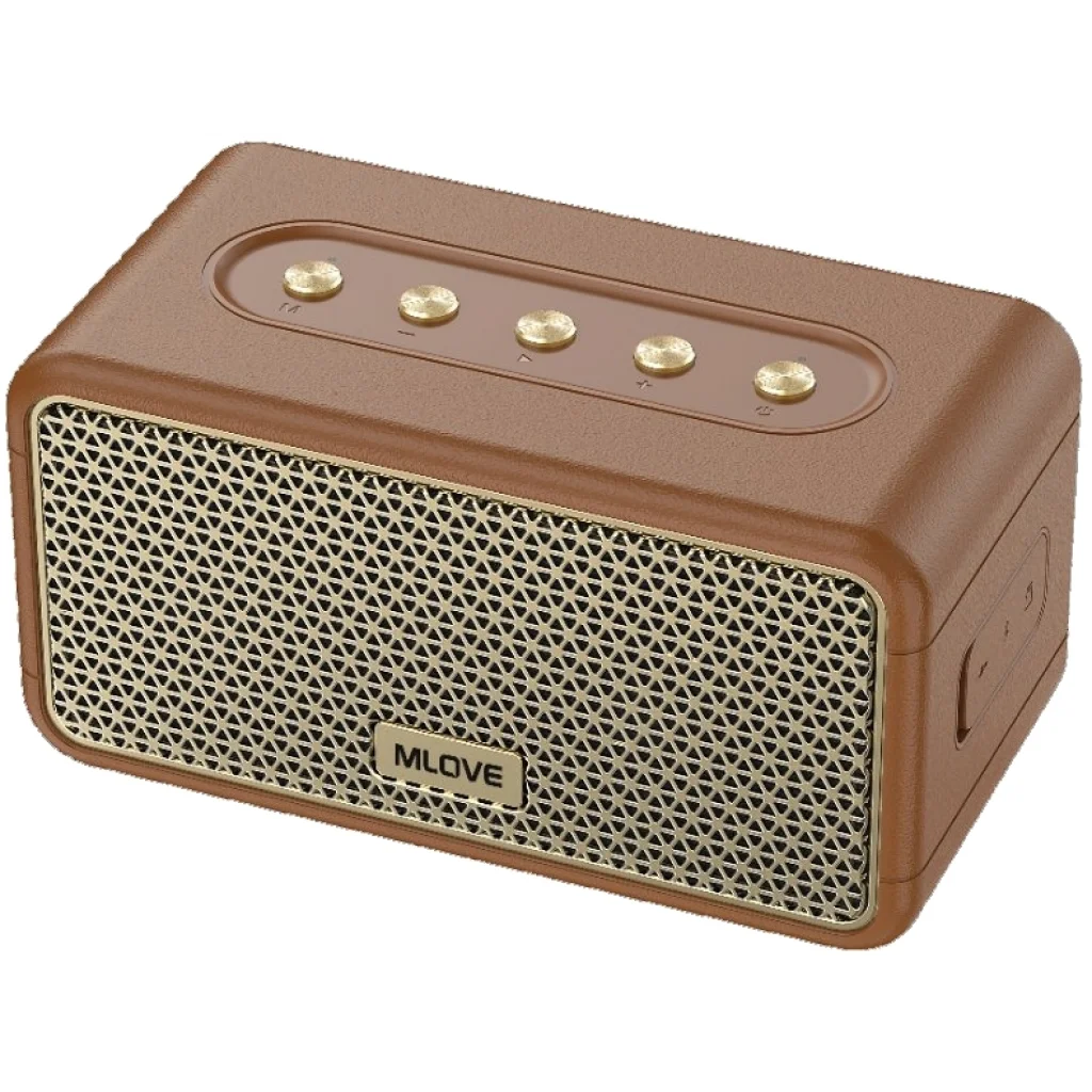 Портативна колонка MLOVE A100 Elegant Retro Brown UA