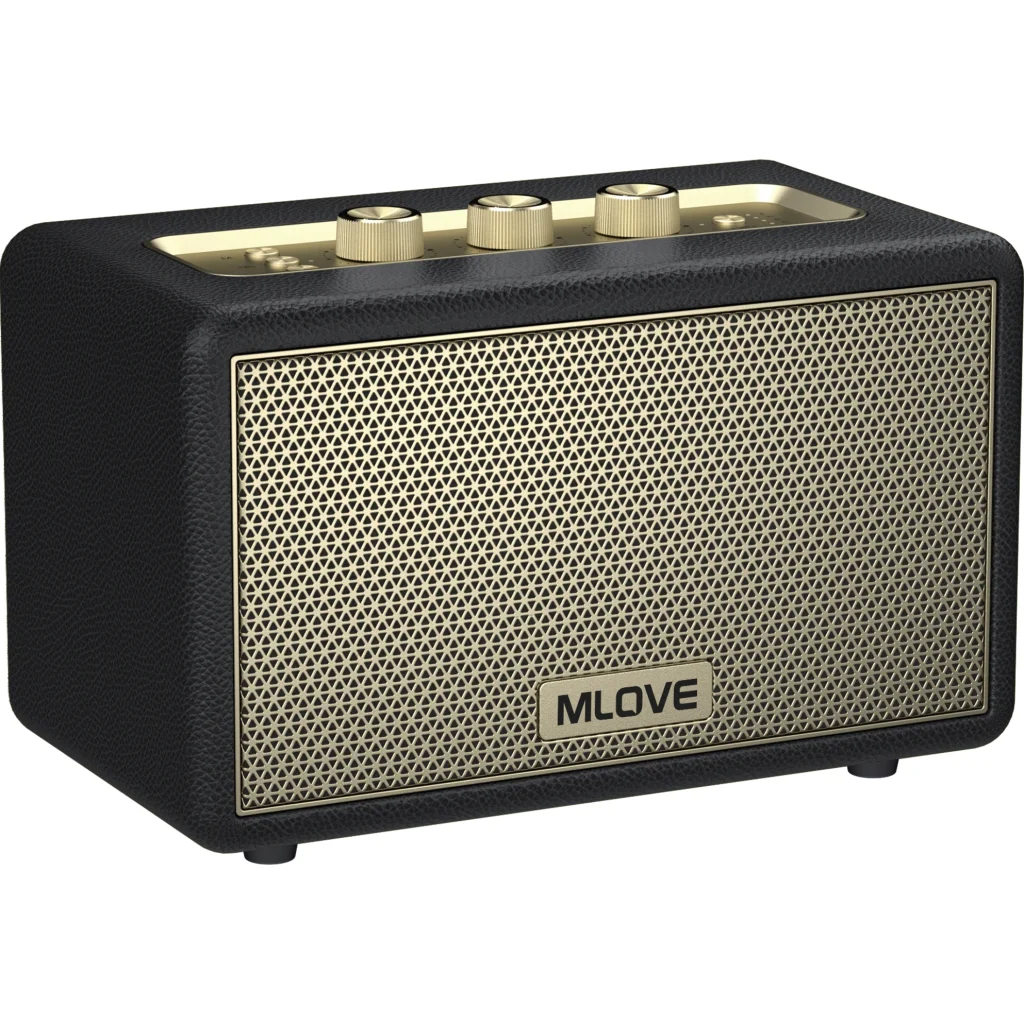 Портативна колонка MLOVE A200 Elegant Retro Black UA