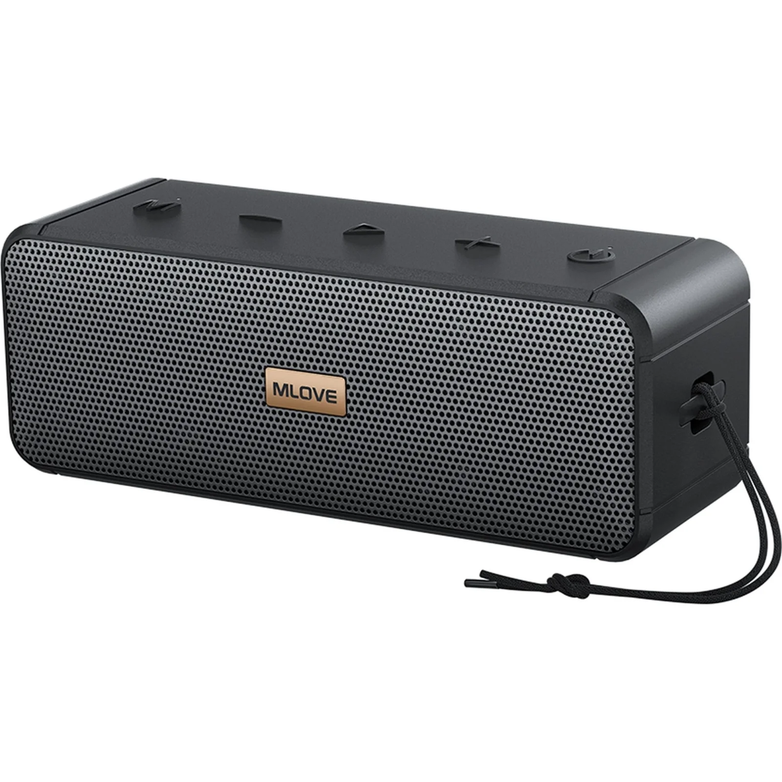 Портативна колонка MLOVE S203 IPX7 Waterproof Black UA