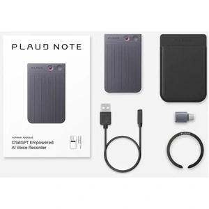 Диктофон Plaud Note ChatGPT Empowered AI Voice Recorder Black (PLAUD-CGPT-EAVRB)