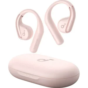 Колір: Рожевий - Навушники ANKER SoundCore AeroFit Soft Pink (A3872G51)