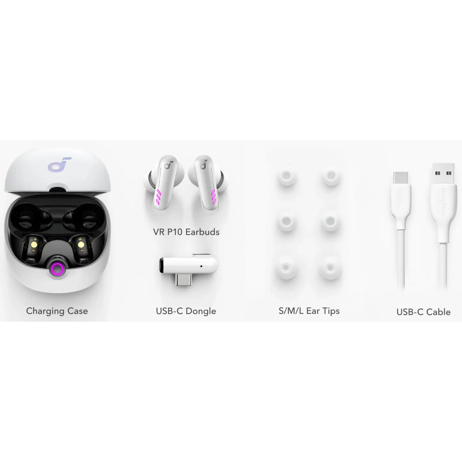 Навушники Anker Soundcore Wireless Vr P10 White For Meta Quest 3 White (A3850G21)