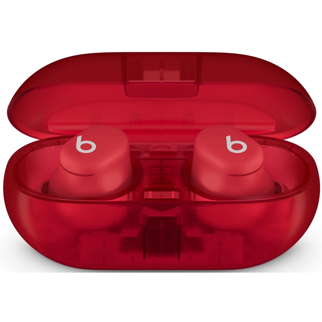 Наушники TWS Beats by Dr. Dre Solo Buds Transparent Red (MUW03)