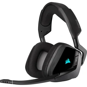 Цвет: Черный - Наушники Corsair Void RGB Elite Wireless Carbon (CA-9011201)