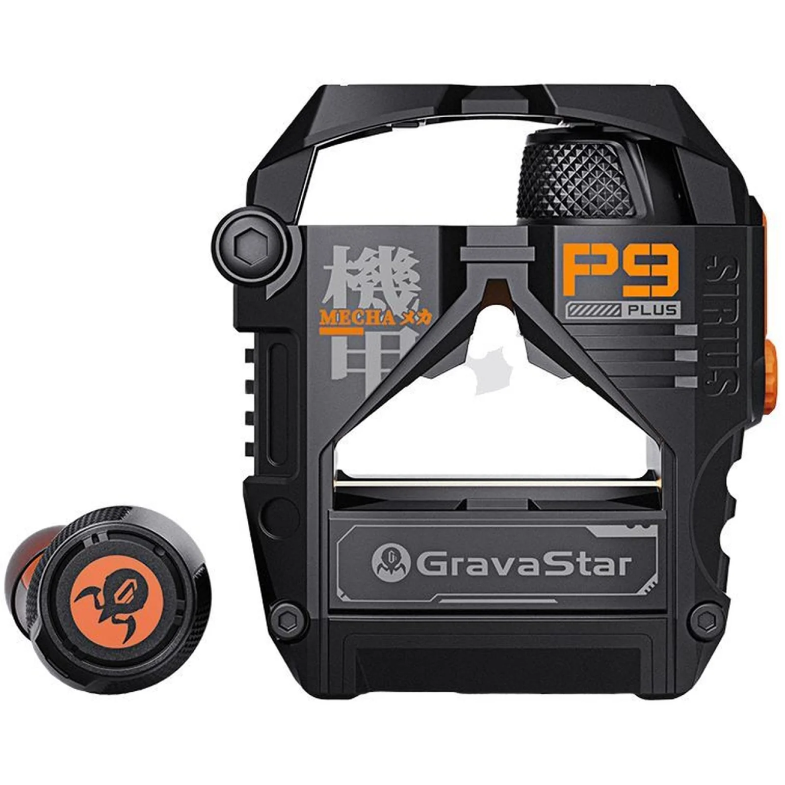 Навушники TWS Gravastar Sirius Plus, BT 5.3, чорний (GSP9PLUS_BLK) UA
