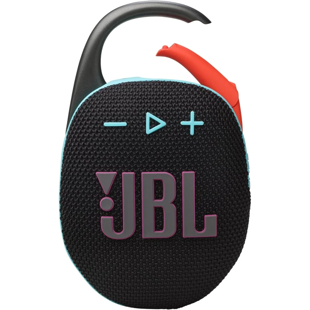 Портативная колонка JBL Clip 5 Black Orange (JBLCLIP5BLKOAM)