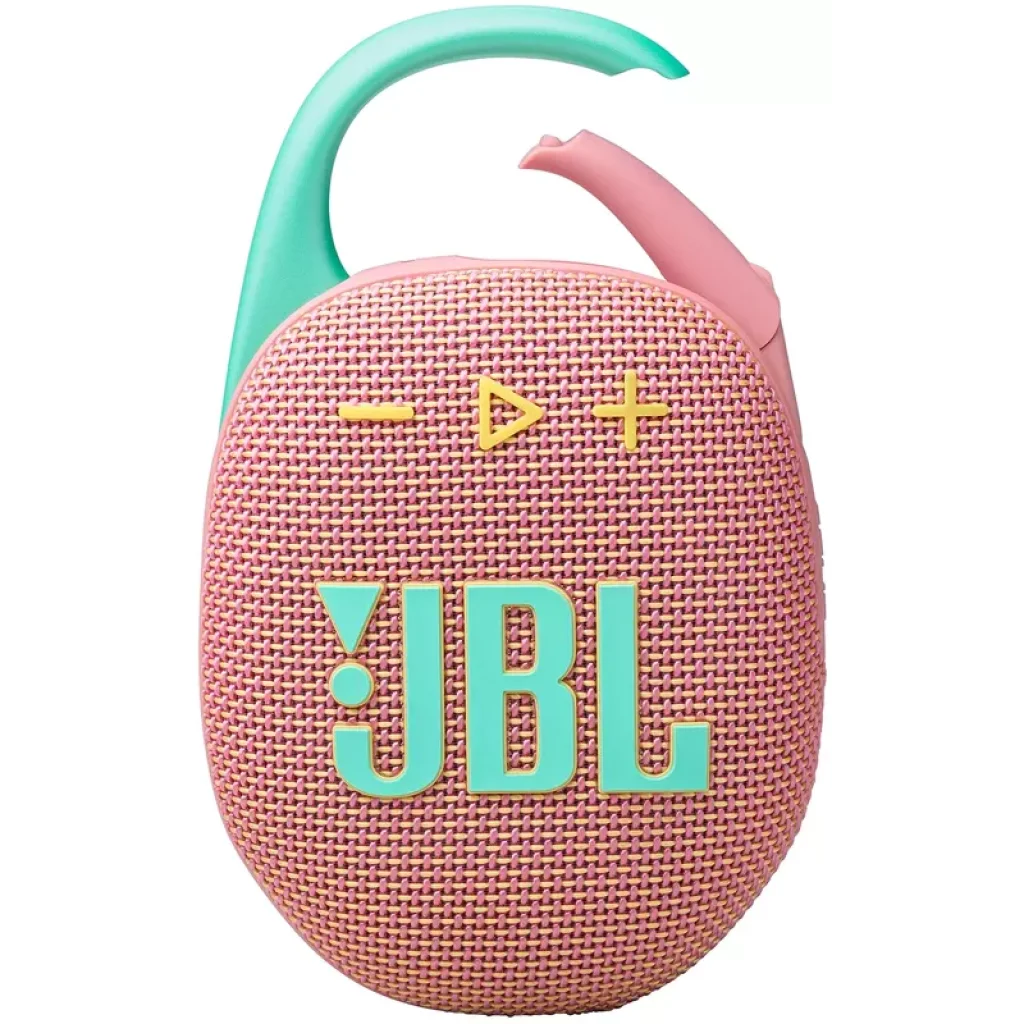 Портативная колонка JBL Clip 5 Pink (JBLCLIP5PINK)