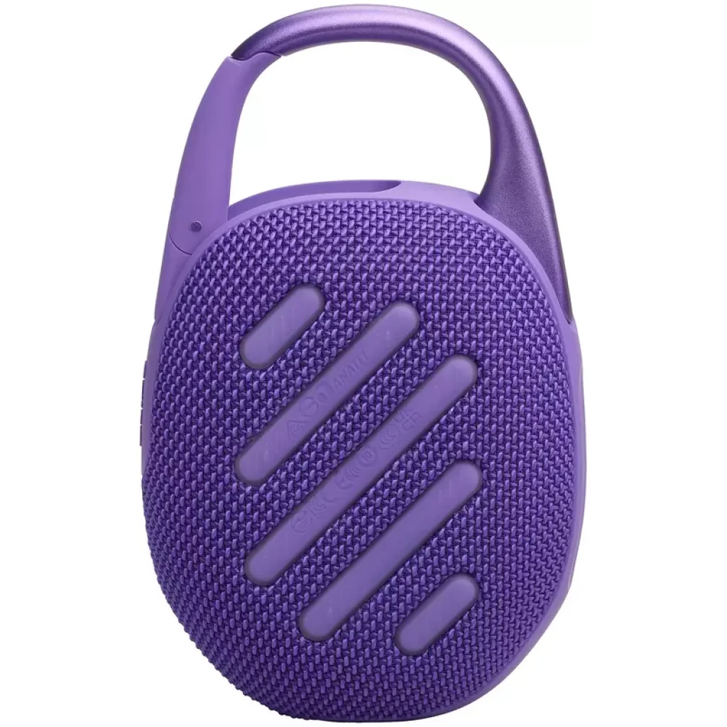 Портативная колонка JBL Clip 5 Purple (JBLCLIP5PUR)