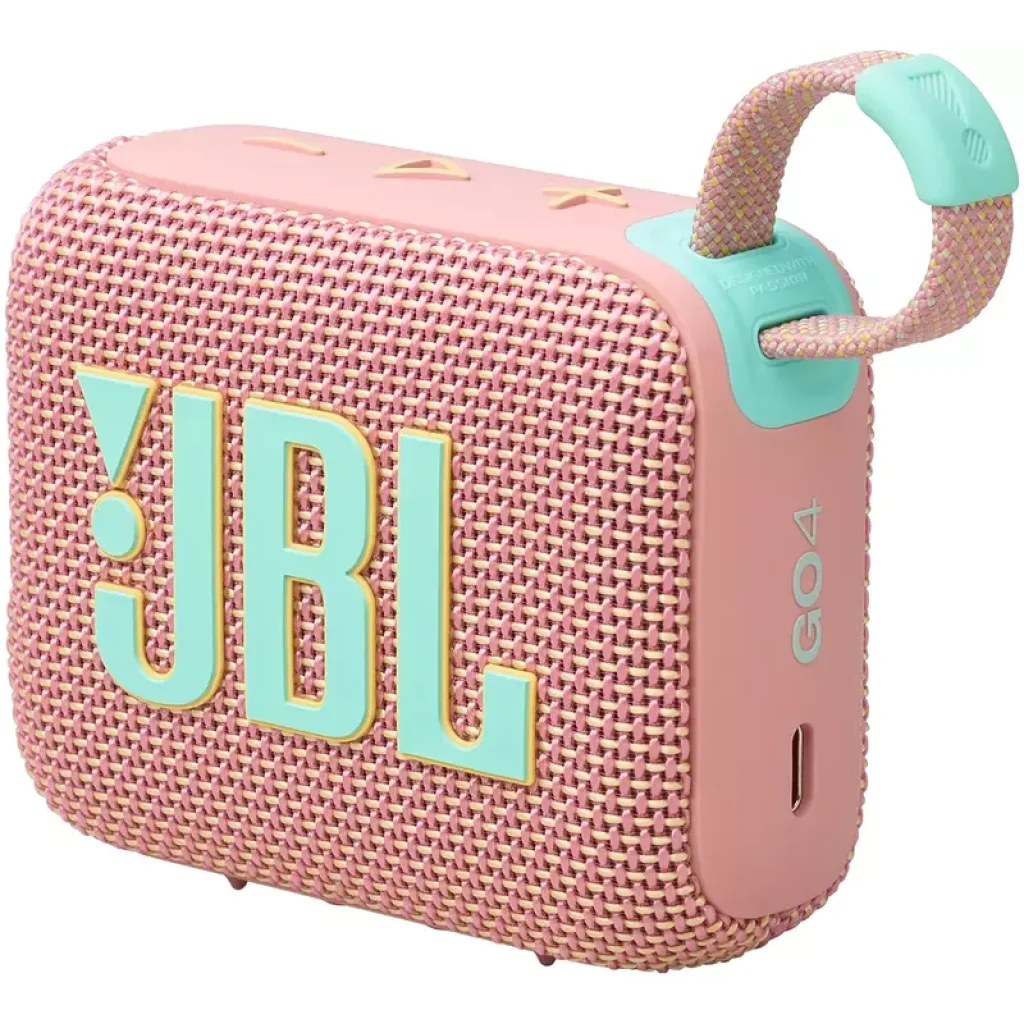 Портативна колонка JBL GO 4 Pink (JBLGO4PINK) UA