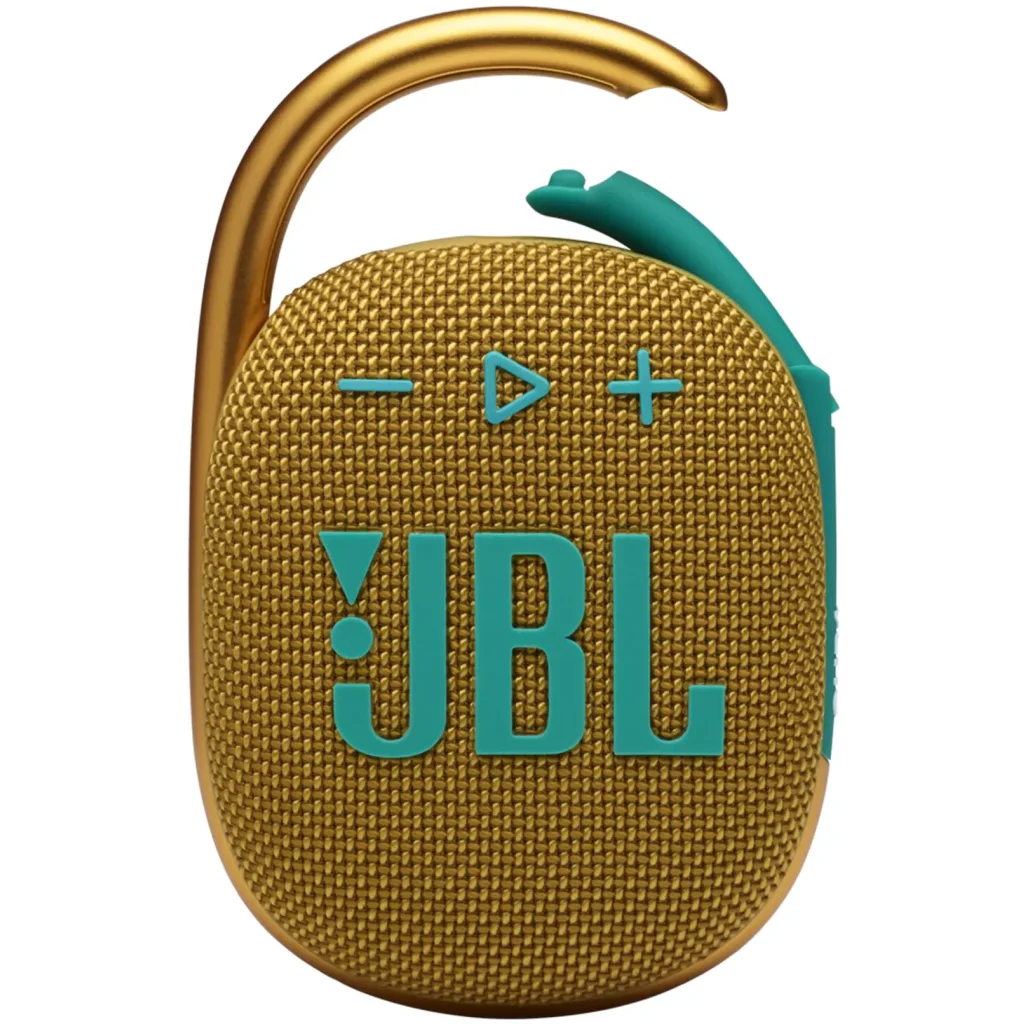 Портативна колонка JBL Clip 4 Yellow (JBLCLIP4YEL)