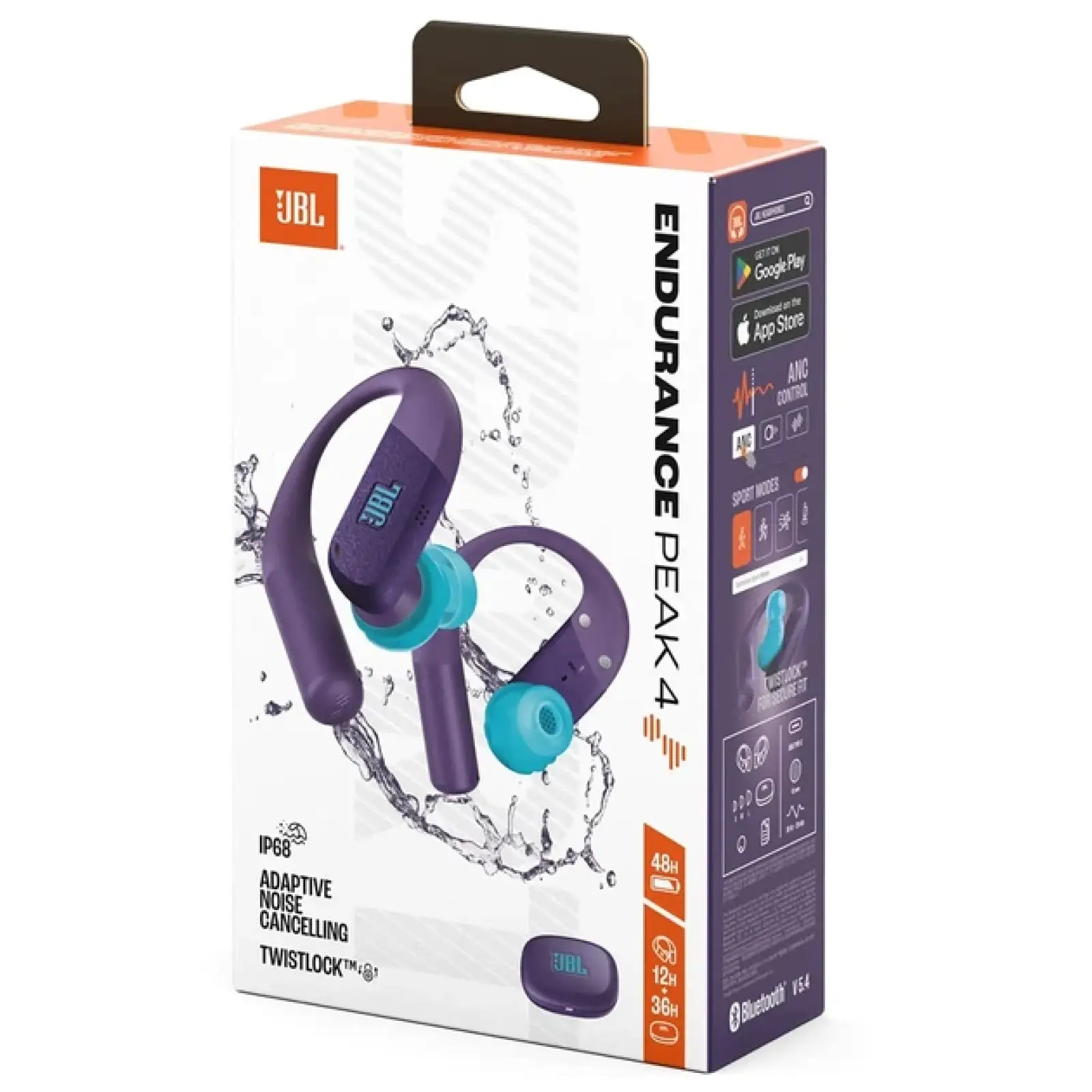 Навушники JBL Endurance Peak 4 Purple (JBLENDUPEAK4PUR)
