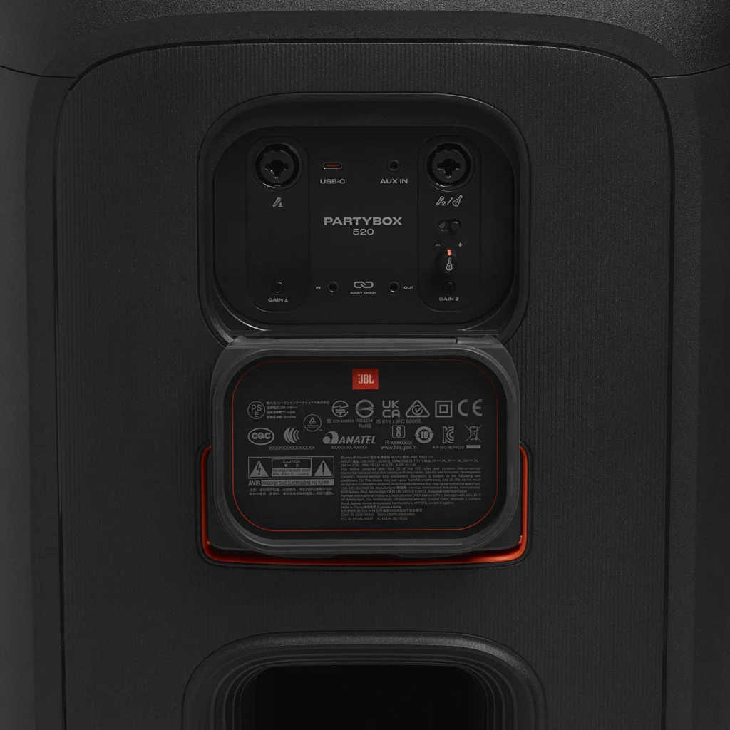 Портативная акустика JBL PartyBox 520 Black (JBLPARTYBOX520EU)