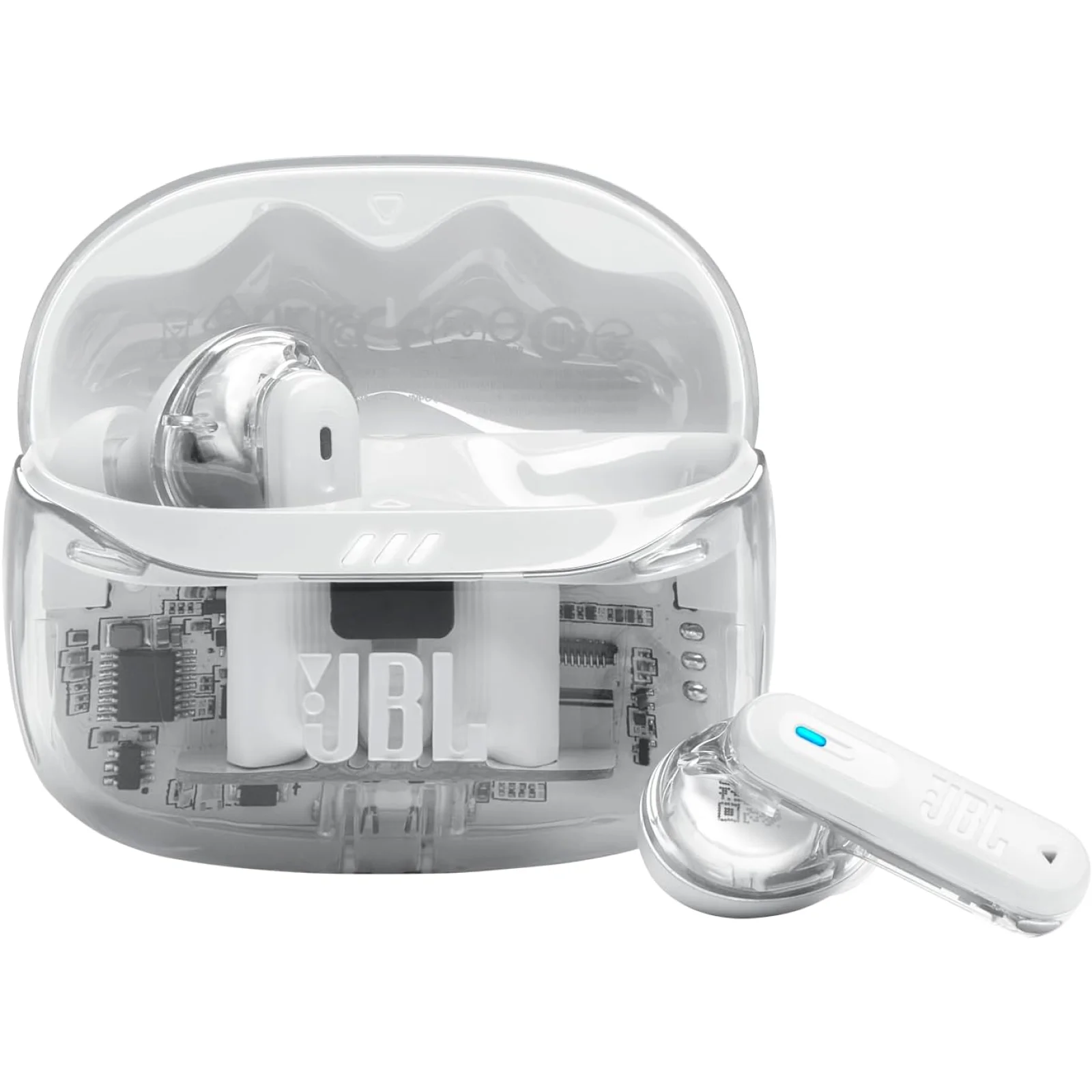 Навушники JBL Tune Beam 2 Ghost Edition White (JBLTBEAM2GWHT)
