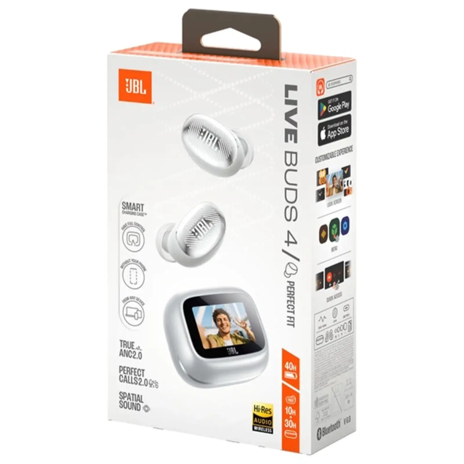 Навушники JBL Live Buds 4 Silver (JBLLIVEBUDS4SIL)