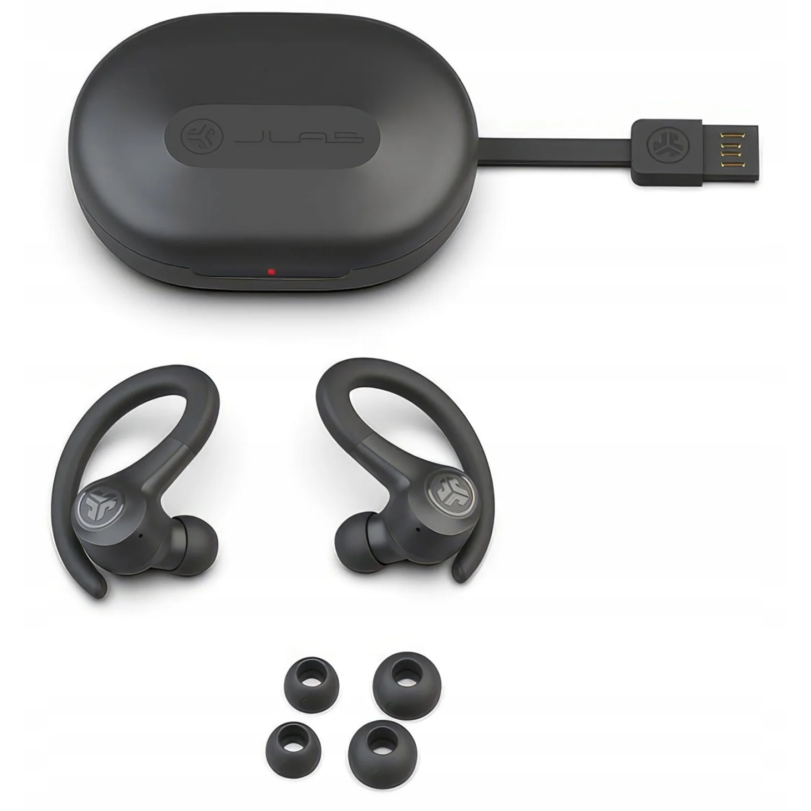 Наушники JLAB Go Air Sport Graphite (IEUEBGAIRSPRTRBLK124)