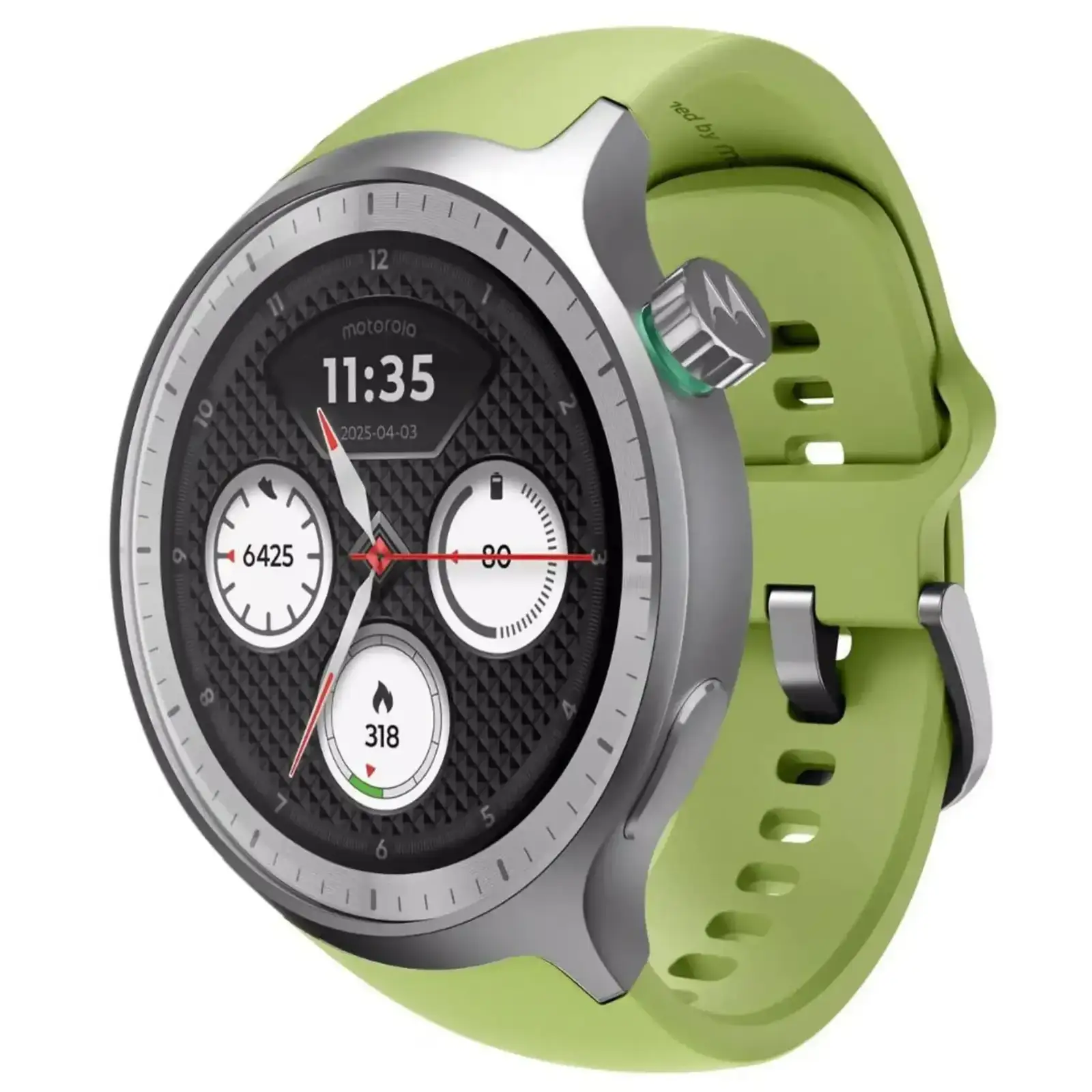 Смарт-годинник Motorola Moto Watch 2026 Stainless Steel (PG38C08264) UA